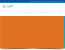 Tablet Screenshot of alcortech.com